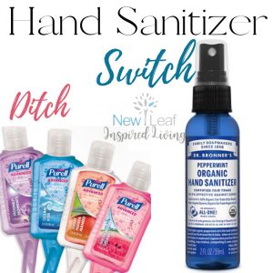 New Leaf Inspired Living Hand Sanitizer Switch